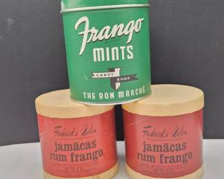 90 VintageFrangoCandyContainersFrederickNelsonBonMarch