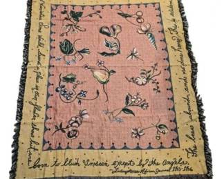 59 CottonKnitThrowBlanketNWTTheRugBarn