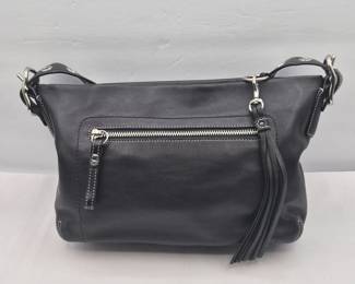 6 Y2KEastWestLegacyCoachHandbagBlackLeather