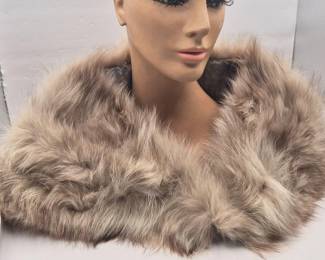 60 1950s60sRealFoxFurShoulderWrap