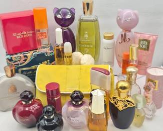 58 CollectiblePerfumeBottlesPowdersLanvinDiorAvonMore