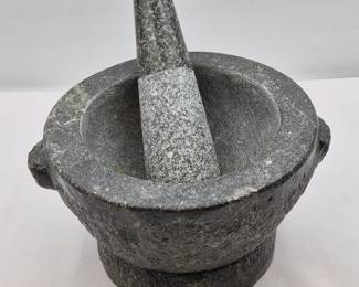 34 ThailandGraniteStoneMortarPestle