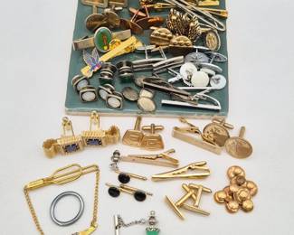 49 MensCufflinksTieClipsMore