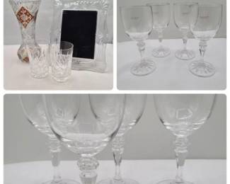 15 WaterfordCrystalFrameGalwayGobletsAToasttoElegance