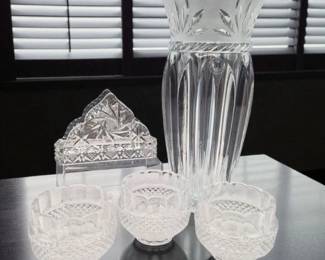 84 ShannonCrystalVotiveHoldersCristalDArquesVaseMore