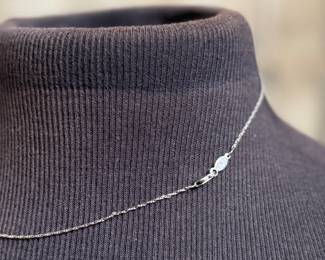 This lot features a stunning necklace and pendant by Judith Jack with a total approx. weight of 3.00 grams and measures, 17”. Marked on pendant and clasp as shown in photos. Judith and Jack Rosenberg founded the jewelry maker in 1969. In 2001, the company was sold to the Jones Group and hasn’t been an active brand since. During its heyday, Judith Jack was best known for its sterling silver marcasite jewelry inspired by the Art Deco and Art Nouveau styles.
