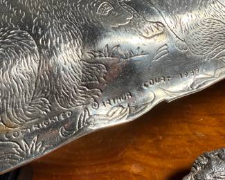 Proceeds from this lot will be donated to non-profit Salem Dogs in Marion County, Oregon. This lot features a collection of items manufactured by Arthur Court circa 1980s. Salem Dogs focus is on helping special needs dogs when their people experience extreme circumstances. Owner death, hospice, and nursing/assisted living situations are some examples that trigger the need for a new home. In addition, some people find themselves unable to afford medical bills and opt to have their dog euthanized. In those cases, Salem Dogs is often contacted and has either taken in the dog or helped the owner financially. While most of their work is in the Salem, Oregon area, this charity has helped dogs in multiple areas around North America.
