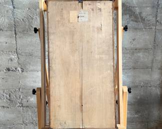 This lot features an antique clock made by the Waterbury Clock Company, with an advertising glass panel for Macdonald Jewelry Company. Appears complete with key, pendulum, instructions, and service records. This clock measures, 35” H x 16” W x 5” D. The Waterbury Clock Company factory is a historic complex of factory buildings in Waterbury, Connecticut. Development began in 1873, with the extensive plant serving as the company’s main manufacturing facility and headquarters until 1944.
