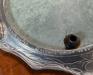 Proceeds from this lot will be donated to non-profit Salem Dogs in Marion County, Oregon. This lot features a collection of items manufactured by Arthur Court circa 1980s. Salem Dogs focus is on helping special needs dogs when their people experience extreme circumstances. Owner death, hospice, and nursing/assisted living situations are some examples that trigger the need for a new home. In addition, some people find themselves unable to afford medical bills and opt to have their dog euthanized. In those cases, Salem Dogs is often contacted and has either taken in the dog or helped the owner financially. While most of their work is in the Salem, Oregon area, this charity has helped dogs in multiple areas around North America.
