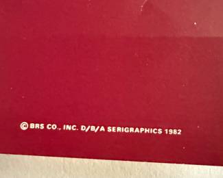 This lot features an original concert poster for band Kansas with special guest, Survivor. This poster measures, 17” H x 22.5” W. This event was held at the Mesker Music Theatre circa 1982.
