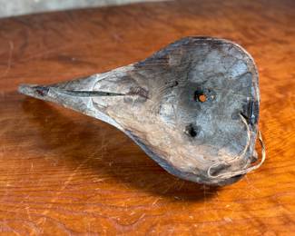 This lot features what appears to be an African Guro "Jackal" mask from the Ivory Coast that measures, 13” H x 6.5” W x 4” D.
