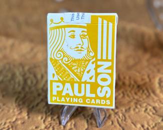 The Las Vegas lot! This lot features two coins featuring .999 fine silver, a bag of proof nickels, a new sealed card set, three (3) silver certificates, and a Baccarat table cover from The Hilton in Las Vegas.
