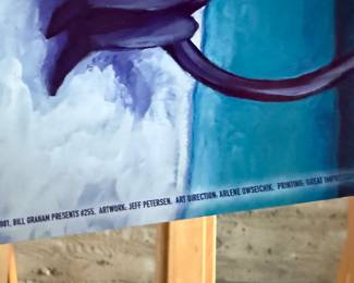 This lot features an original concert poster for The String Cheese Incident at The Warfield in San Francisco circa 2001. Promoted by Bill Graham, this poster measures, 19” H x 13” W.
