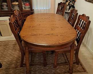 Dining table with 5 chairs
