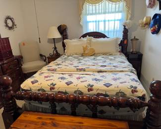 #7 - $380 - Cannonball Queen Bed solid wood