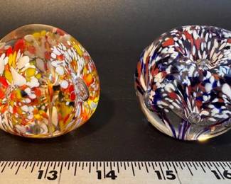 Art glass paperweights