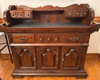 Vintage pine dry sink