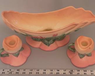 Vintage Hull woodland console set