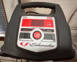 Schumacher automatic battery charger and engine starter