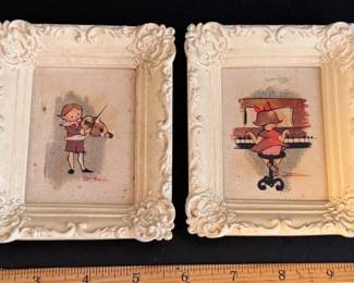 Framed prints "The Wee Musicians" by Lowell