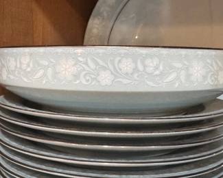 Vintage blue Noritake 'Love Song' china