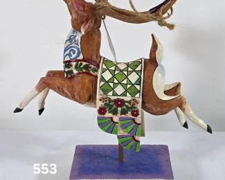 Jim Shore 'Dash Away Reindeer' figure