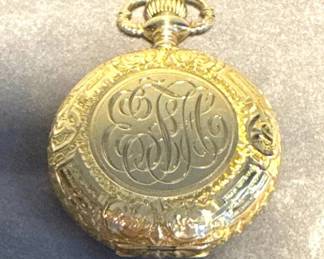 14k gold Waltham pocket watch