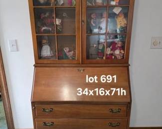 Vintage secretary desk