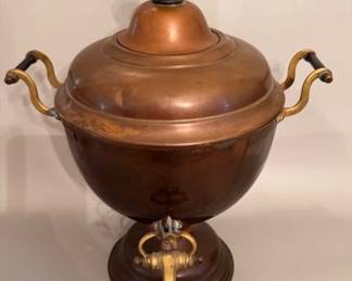 Vintage copper samovar