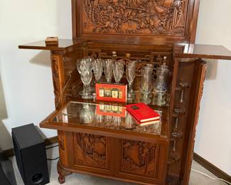 Rosewood and Handcarved