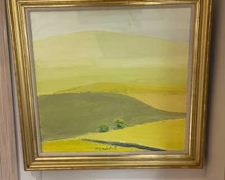 Roger Muhl “Automne”. Canvas size 27-3/4 X 29- 1/4.