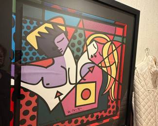 Signed Britto with COA