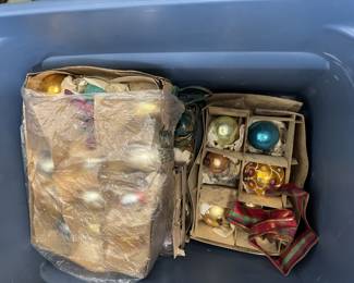 Vintage Christmas ornaments