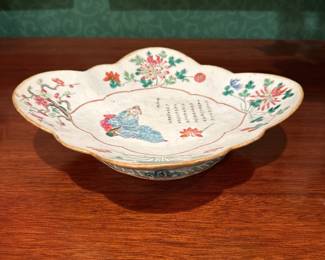 Chinese porcelain dish