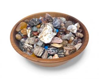 11 LargeBowlofMixedPolishedSemiPreciousStones