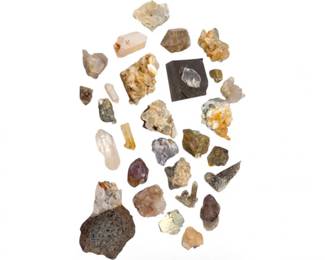 78 MixedMineralSpecimensLotQuartzAmethystPyriteCalcite