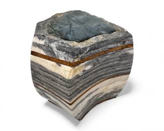 64 HandcraftedLabradoriteAlabasterHiddenTrinketBoxLarge