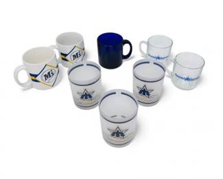 60 SeattleMarinersVintageDrinkwareLot8MugsGlasses