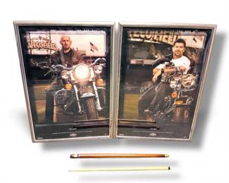 26 SignedJayBuhnerEdgarMartinezPostersMarinersPoolCue