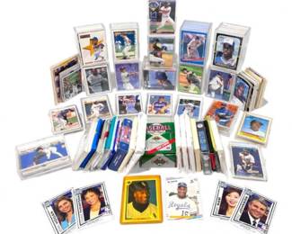 30 LargeAssortmentofBaseballCardswUnopenedPacksSleevedCards