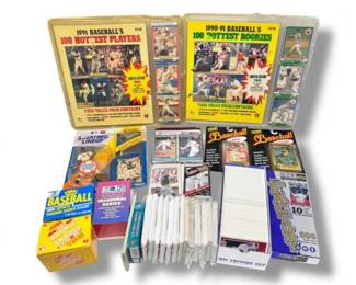 7 AssortedBaseballCardLotUnopenedPacksSetsSingles