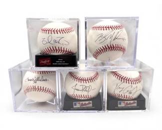 42 5SignedMLBBaseballsMarinersRyanMillerWilhelmsenMore