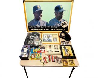 5 KenGriffeyJrSrCollectiblesArtCardsGloveStatueMore