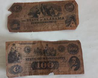 confederate bank notes