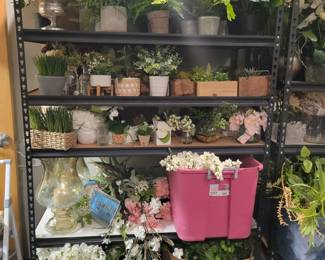 Silk Plants and Flower Arrangements.