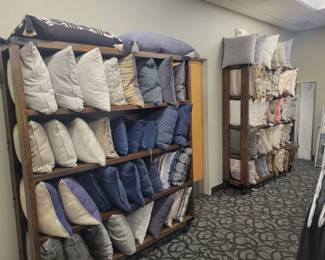 Hundreds of Decorative Throw Pillows. 