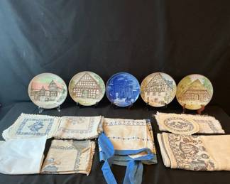 European Plates And Cloth