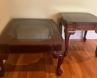 Glasstop Coffee And Side Tables