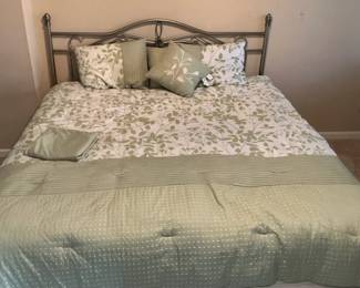 Original Mattress Factory King Bed With Frame And Bedding