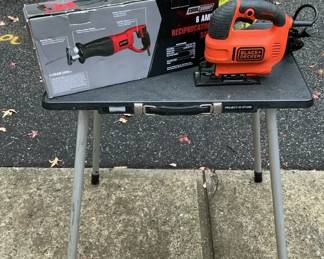 Assorted Power Saws And Table